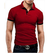 Load image into Gallery viewer, Summer short Sleeve Polo Shirt men